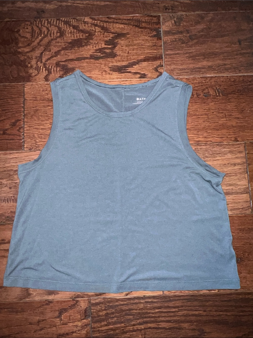 Athleta - With Ease Muscle Tank Top - Dusty Teal - Sz XXS